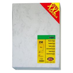 sigel Papier marbré "XXL Superpack", A4, 90 g/m2, papier fin