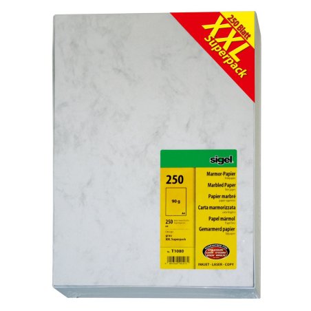 Sigel T1080 printing paper A4 (210x297 mm) 250 sheets Grey