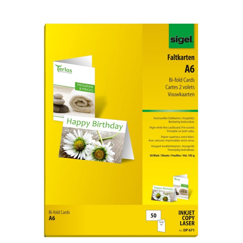 Sigel DP671 greeting/sympathy card