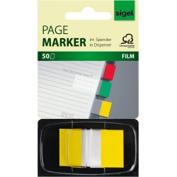 Sigel HN490 bookmark Flexible bookmark Yellow 50 pc(s)