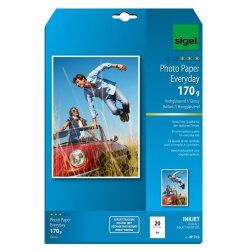 Sigel IP713 printing paper A4 (210x297 mm) Gloss 20 sheets White