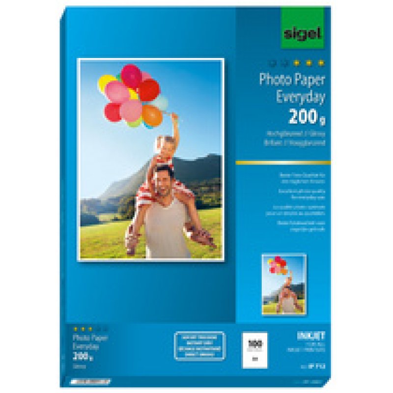 sigel Papier photo jet d'encre Everyday, format A4