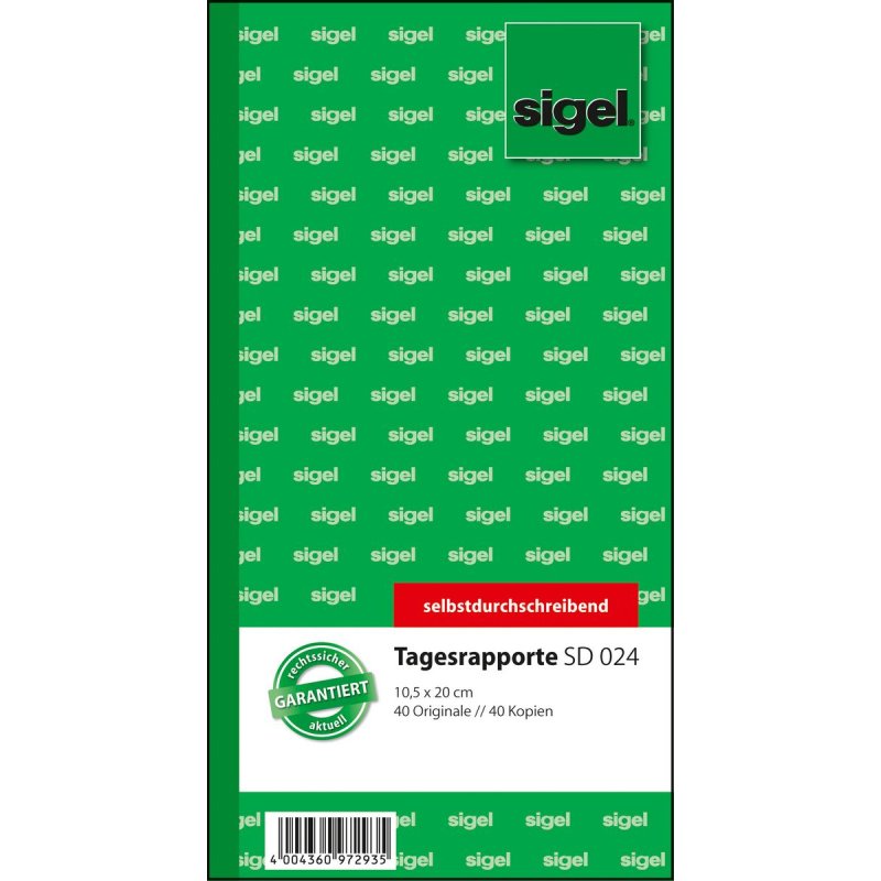 Sigel SD024 papier de comptabilité