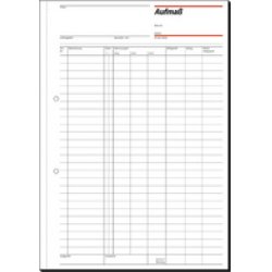 sigel Formularbuch "Tages-/Regiebericht", A4, 2 x 40 Blatt
