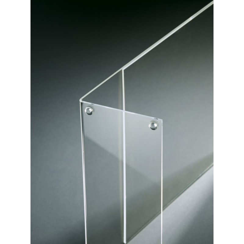 Sigel TA210 sign holder/information stand A4 Acrylic Transparent