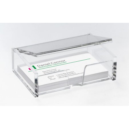 Sigel VA112 business card holder Acrylic Transparent