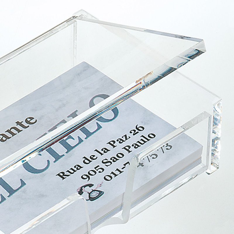 Sigel VA112 rangement de cartes de visites Acrylique Transparent