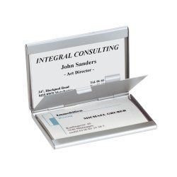 Sigel VZ136 business card holder Aluminium Silver