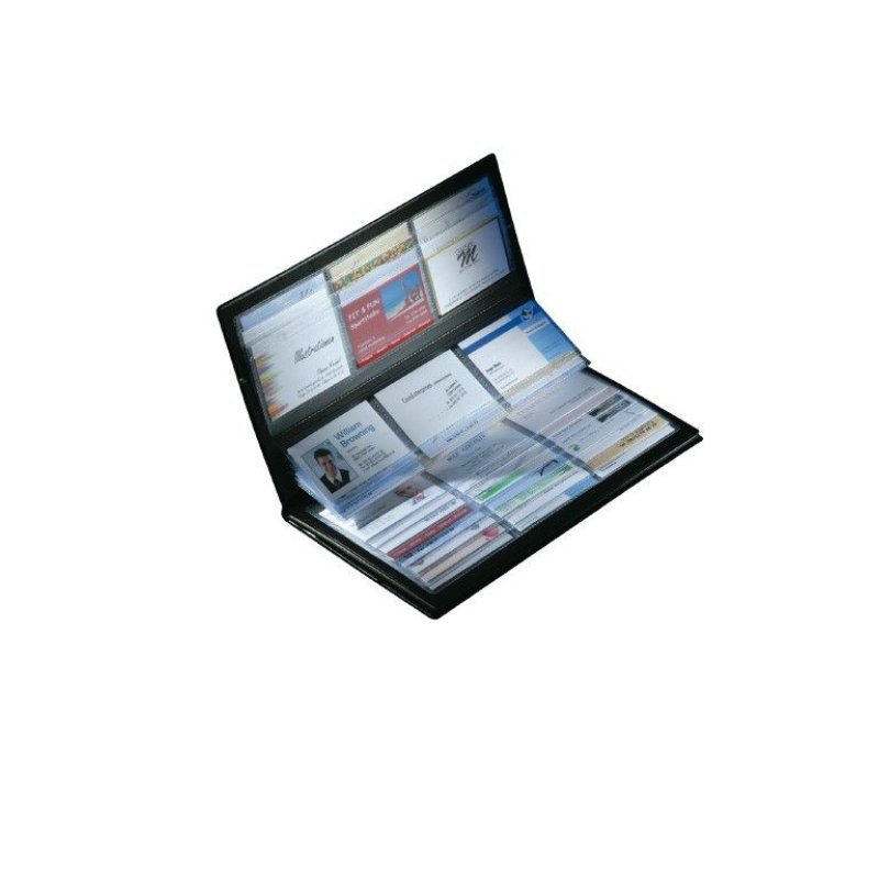 sigel Chemise pour cartes de visite, noir, mat