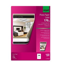 sigel Papier photo, A4, 170 g/m2, glossy recto-verso