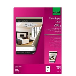 sigel Papier photo, A4, 200 g/m2, glossy recto-verso