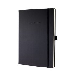 sigel Carnet Conceptum, A4, quadrillé, noir
