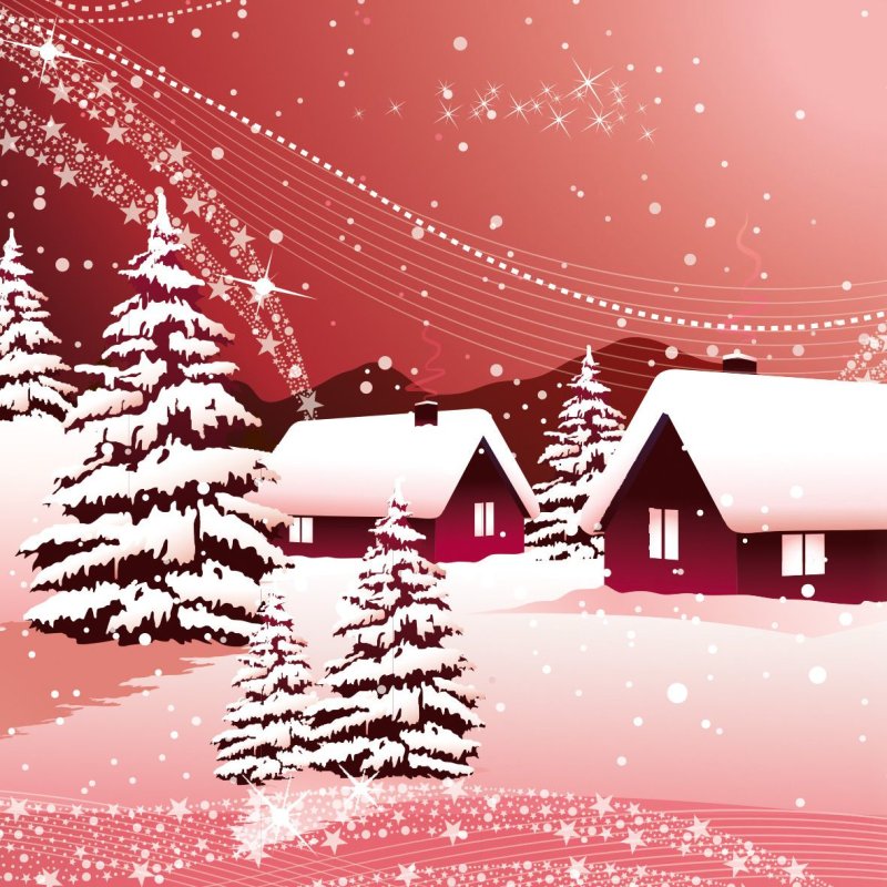 sigel Enveloppe à motif de Noël "Silent Night", format long