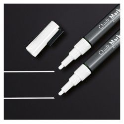 Sigel GL178 marqueur à craie liquie Blanc 2 pièce(s)