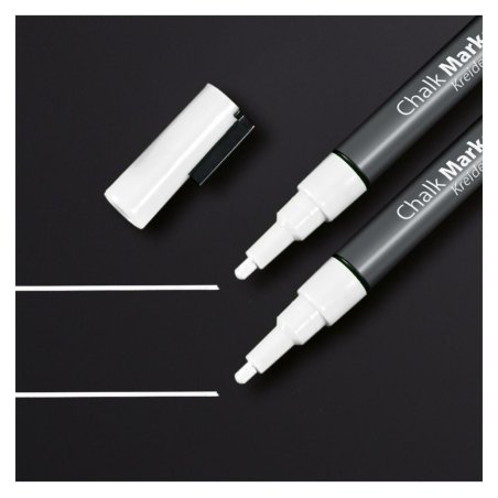 Sigel GL178 marqueur à craie liquie Blanc 2 pièce(s)