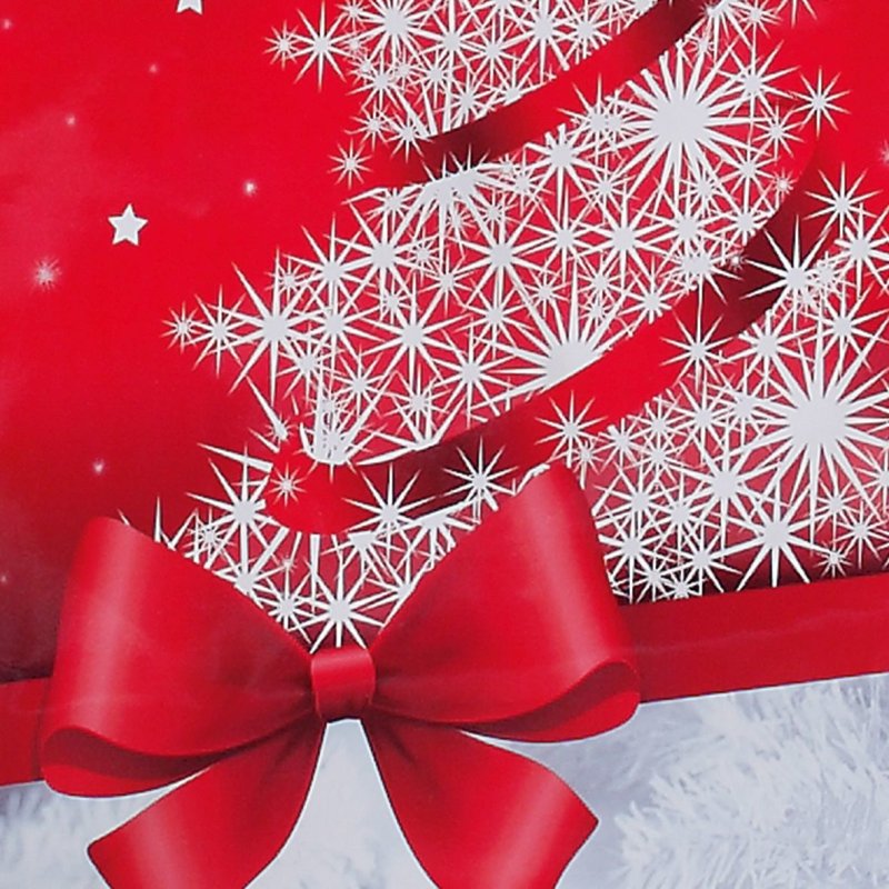 sigel Sac cadeau de Noël "Sparkling Tree", grand