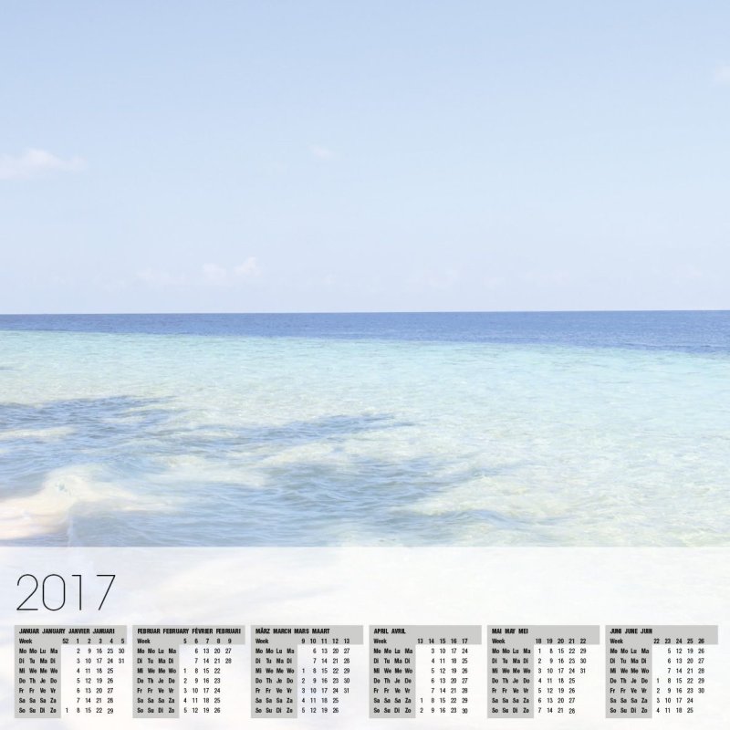 Sigel HO470 sous-mains Papier Multicolore