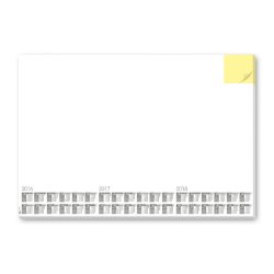 Sigel HO490 sous-mains Papier Blanc