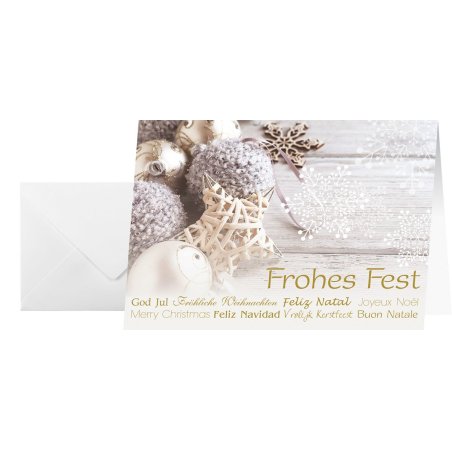 Sigel DS034 greeting/sympathy card Standard greeting card Christmas 25 pc(s)