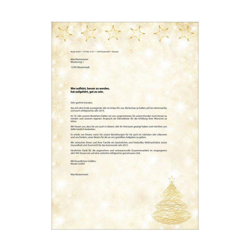 sigel Papier à motif de Noël "Graceful Christmas", A4,90g/m2