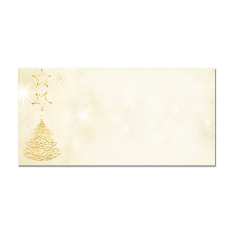 sigel Enveloppe à motif de Noël "Graceful Christmas", long