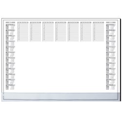 Sigel HO366 sous-mains Papier Noir, Gris, Blanc