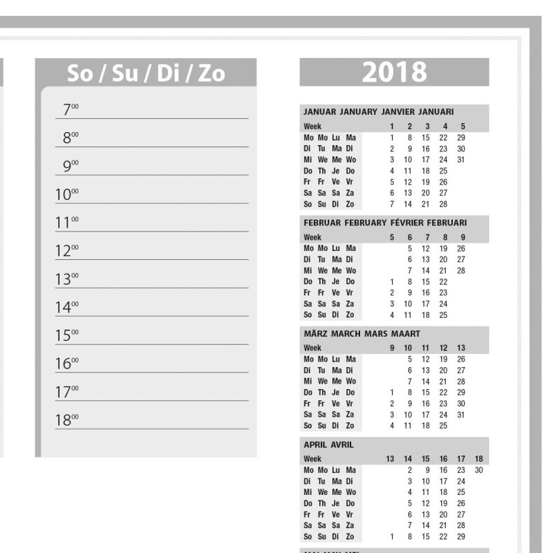 Sigel HO366 desk pad Paper Black, Grey, White