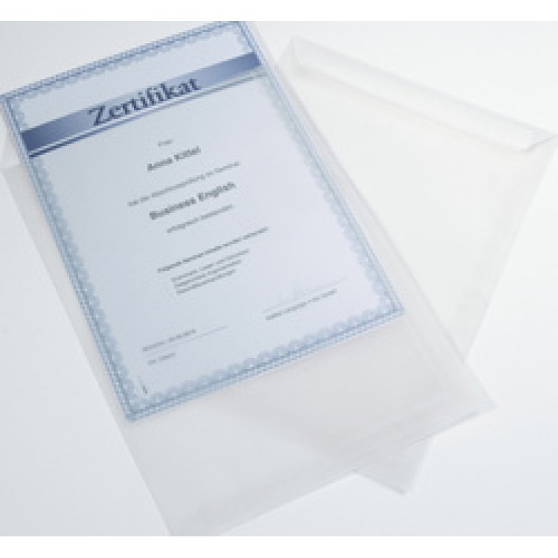 sigel Design-Versandtasche, C4, 100 g/qm, transparent