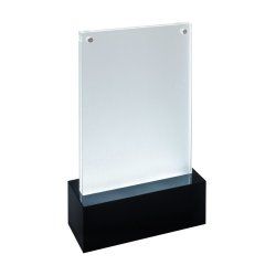Sigel TA423 cadre photos Cadre pour une seule photo Noir, Transparent