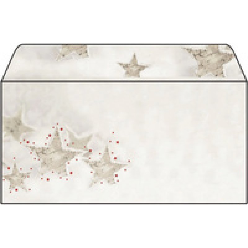 sigel Enveloppe à motif de Noël "Christmas Timber", 90 g/m2