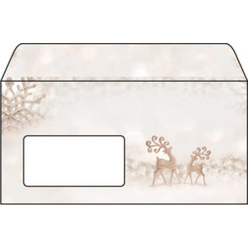 sigel Weihnachts-Umschlag "Brilliant Star", DIN lang