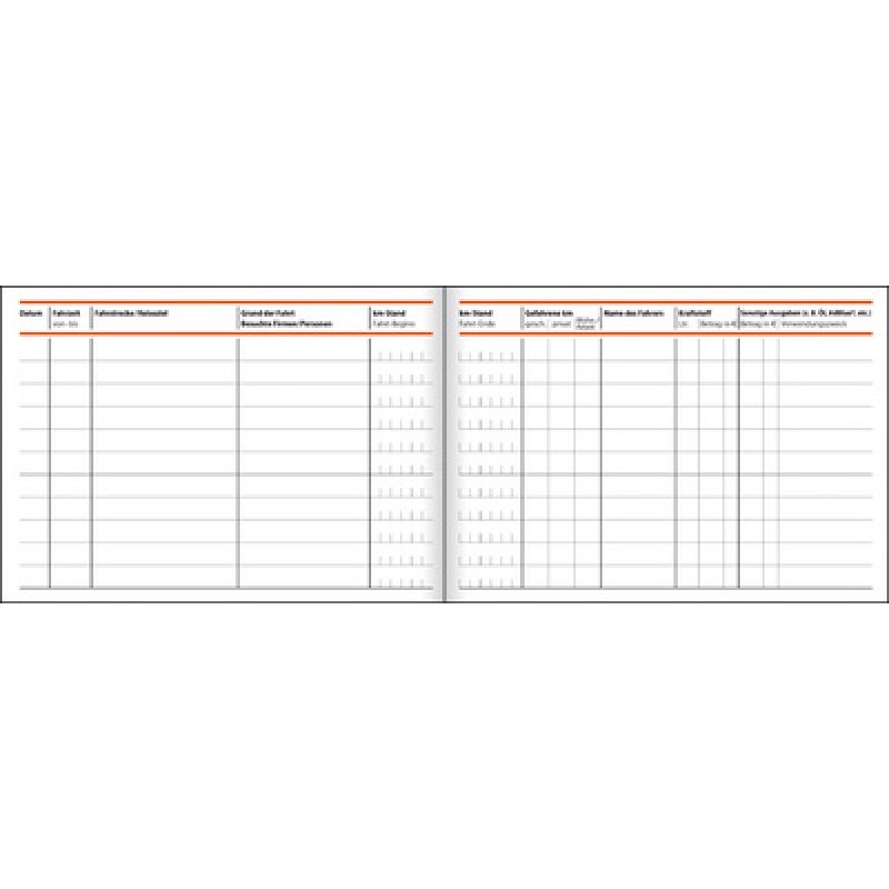 sigel Formularbuch "Fahrtenbuch", 2 1 Aktion, A6 quer