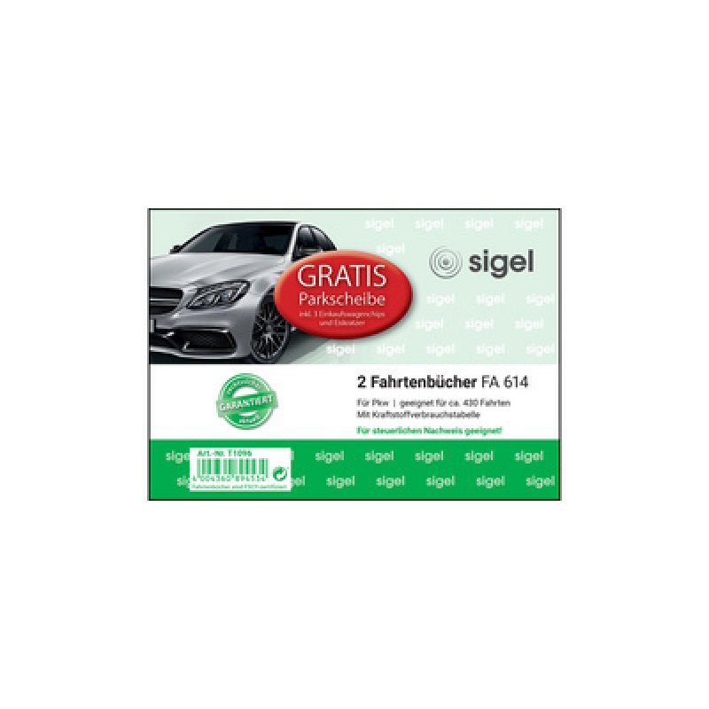 sigel Formularbuch "Fahrtenbuch", 2 1 Aktion, A6 quer