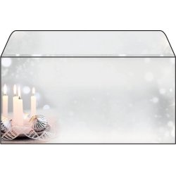 sigel Enveloppe à motif de Noël "Chrismas Silence", long