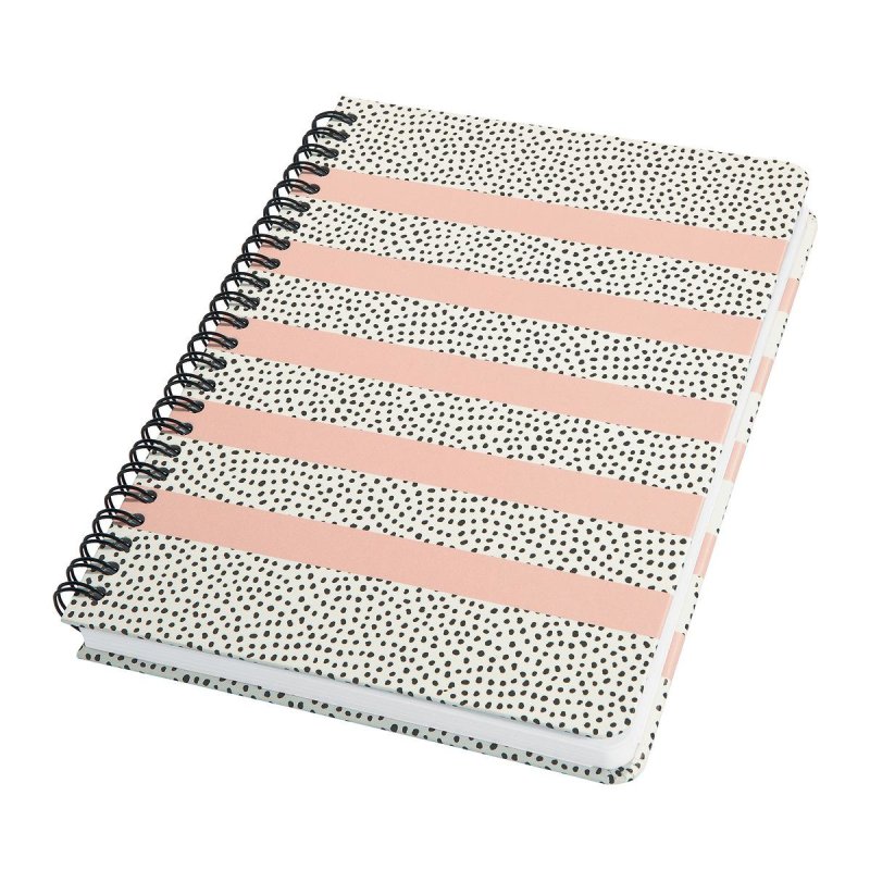 Sigel JN600 bloc-notes A5 120 feuilles Noir, Rose, Blanc