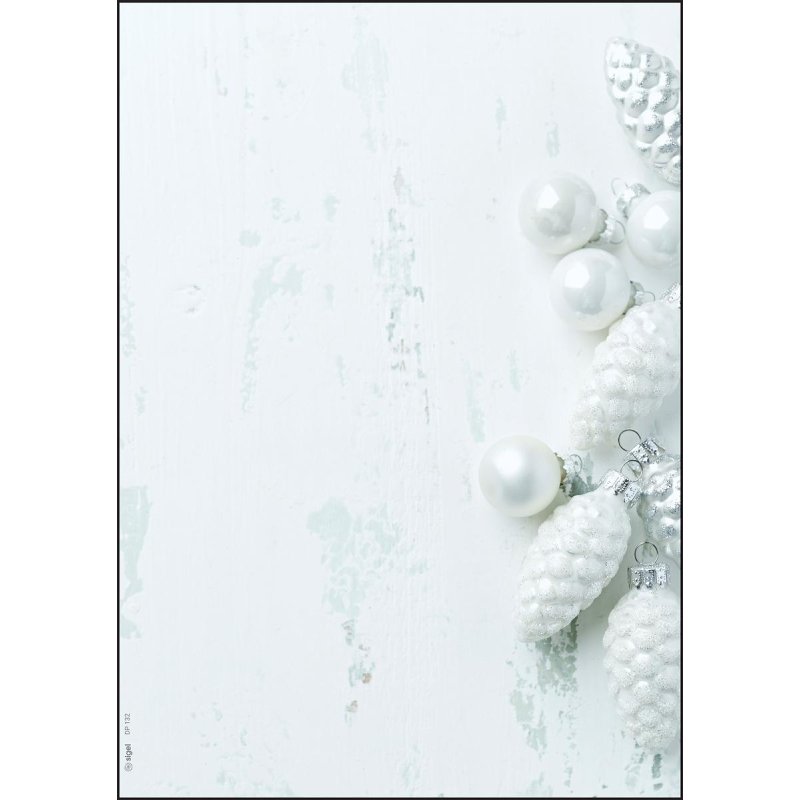sigel Papier à motif de Noël "Modern Christmas", A4, 90g/m2