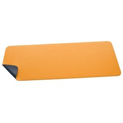 sigel Sous-main, similicuir, enroulable, jaune/gris