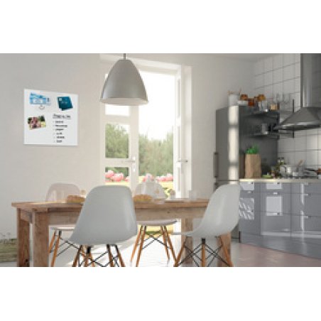 Be!Board Tableau magnétique en verre (L)450x(H)450 mm, noir