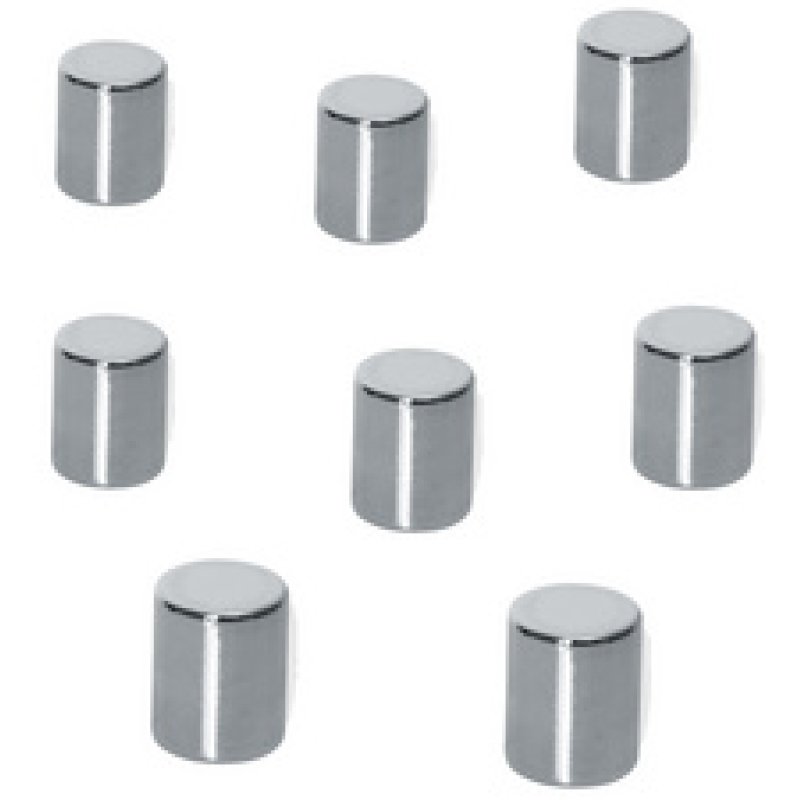 sigel Aimant en néodyme, cylindrique, 8 x 10 mm, nickelé
