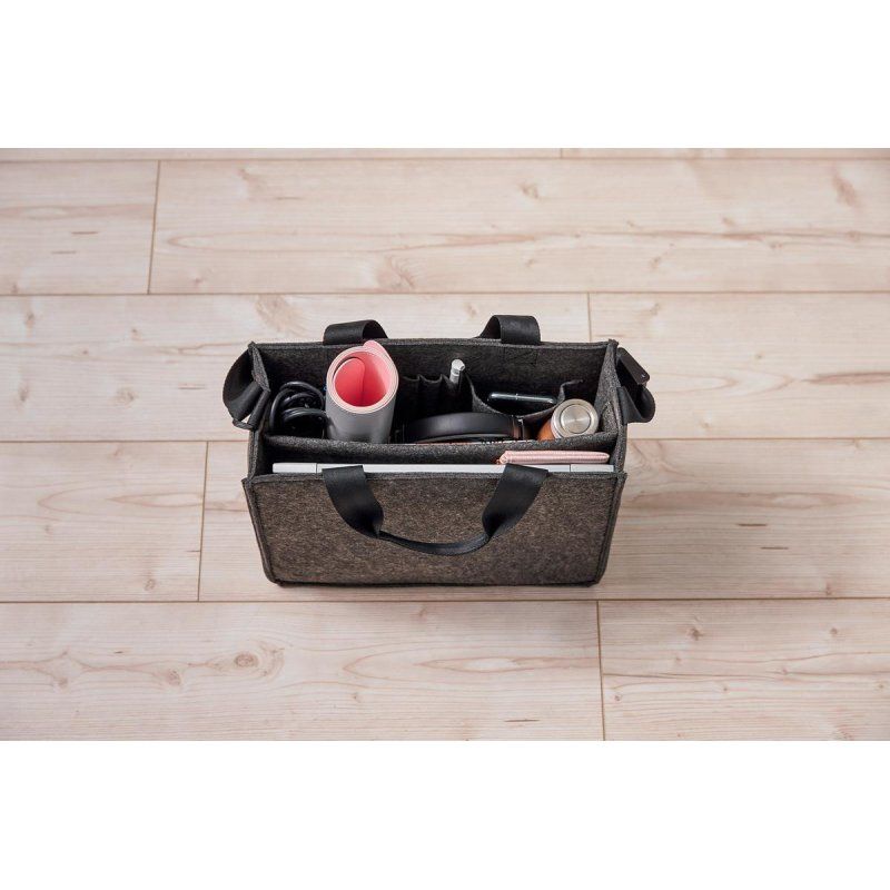 sigel Sacoche en feutre Business Desk Sharing Bag, M, gris