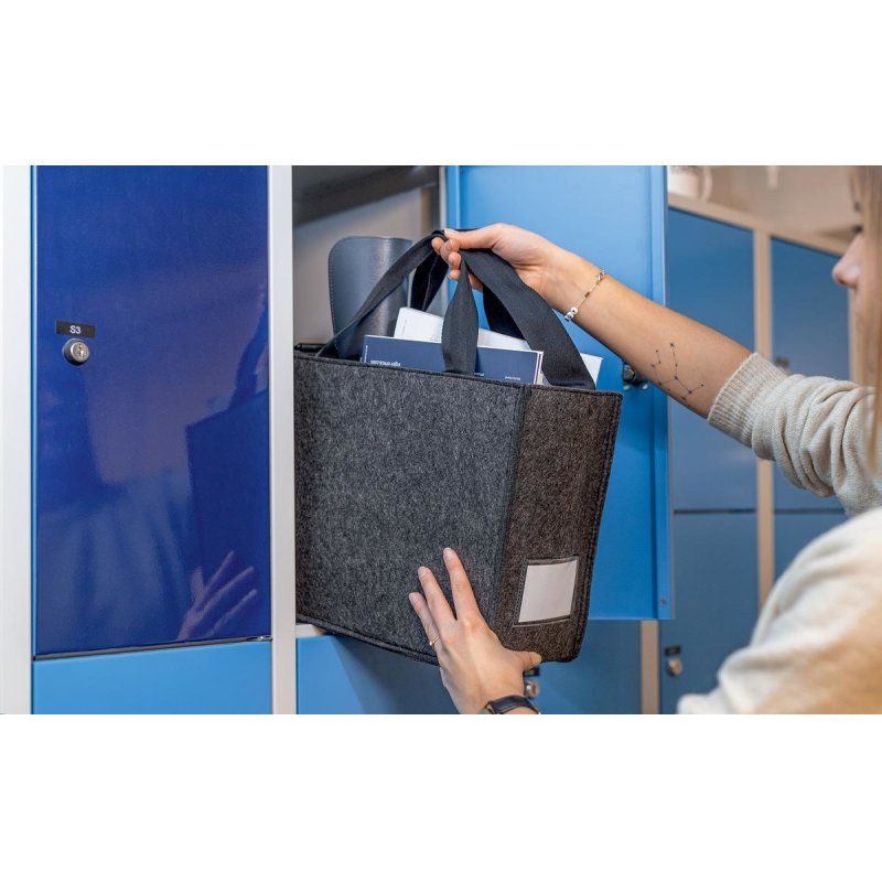 Sigel BA410 sac à main et sac en bandoulière Feutrine Gris Unisexe Sac à bandoulière