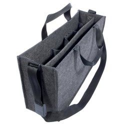 Sigel BA411 sac à main et sac en bandoulière Feutrine Gris Unisexe Sac à bandoulière