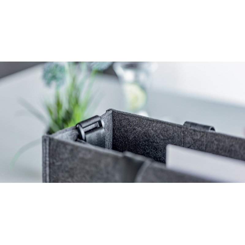 sigel Sac en feutre Business Desk Sharing Bag, taille L,gris