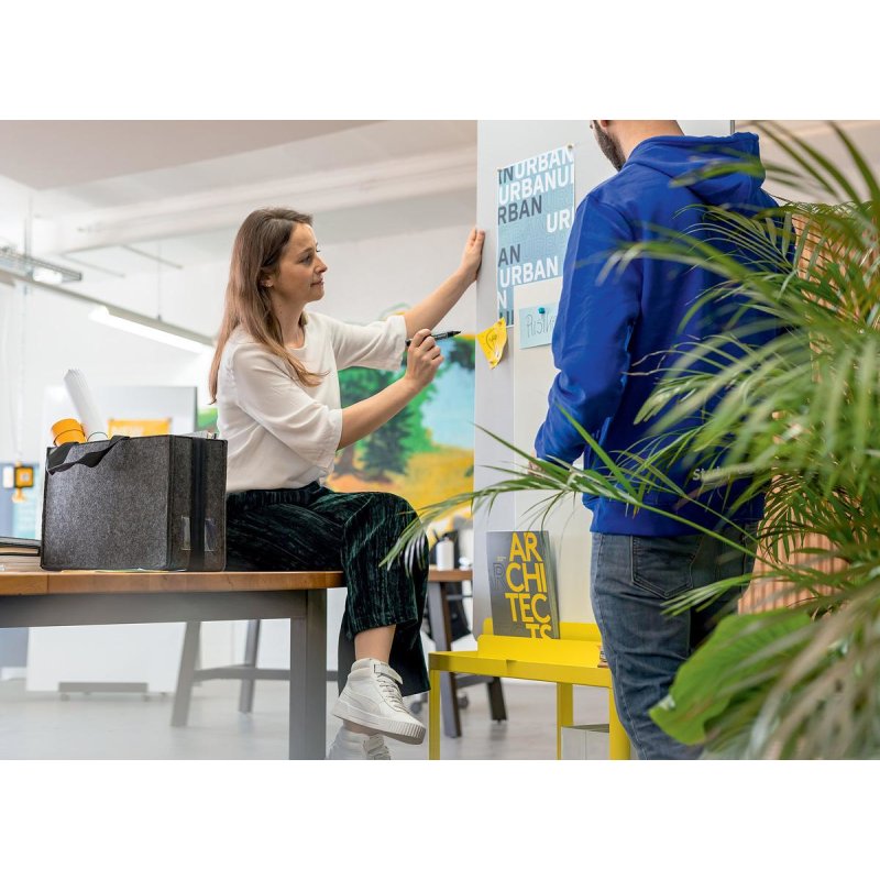 Sigel BA411 sac à main et sac en bandoulière Feutrine Gris Unisexe Sac à bandoulière