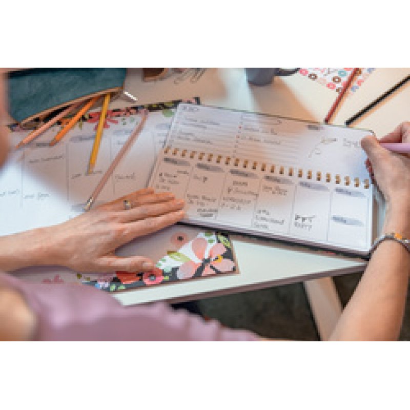 sigel Calendrier de table Jolie "Flower Love", perpétuel