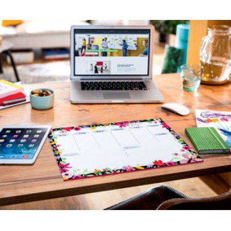 sigel Papier-Schreibunterlage Jolie "Rose Inspiration", A3