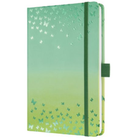 sigel Carnet de notes Jolie "Butterfly Confetti Lime", A5