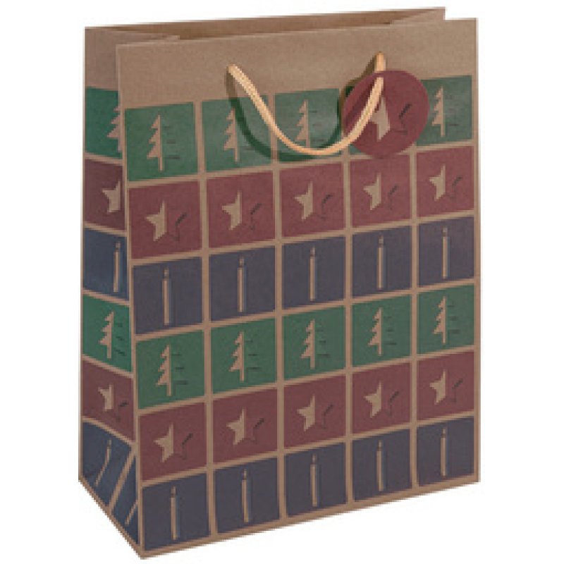 sigel Sac cadeau de Noël "Cut-out style", grand