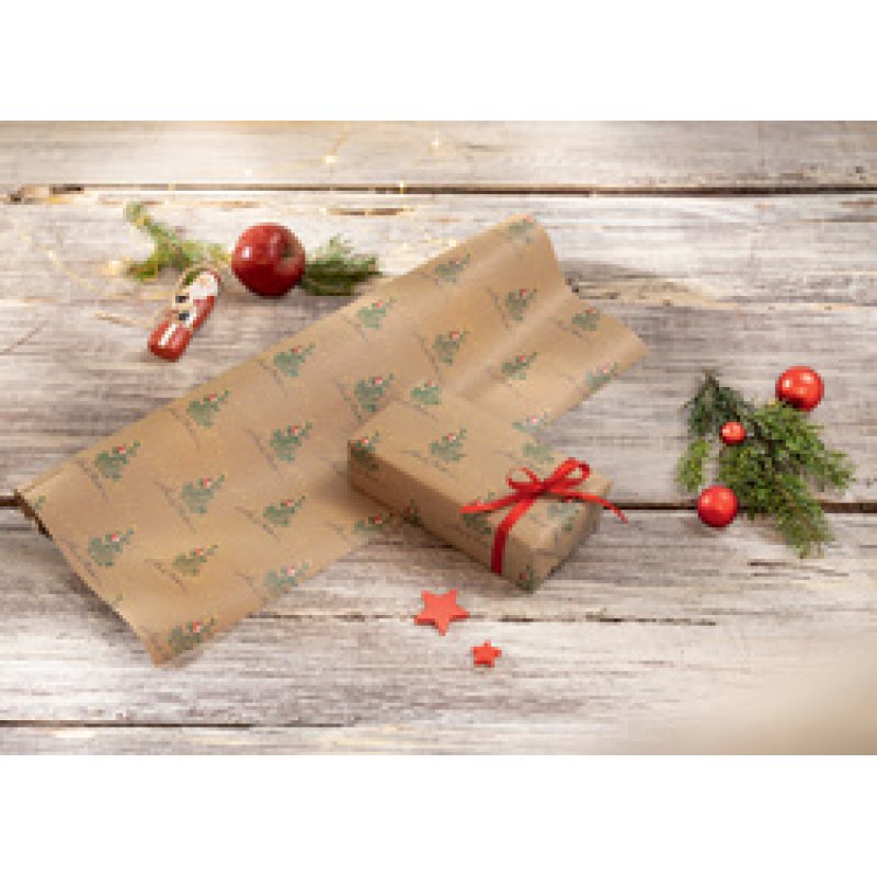sigel Papier cadeau de Noël "Cut-out style", en rouleau