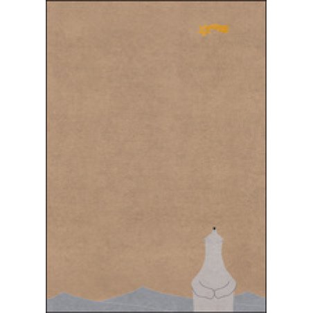 sigel Papier à motif de Noël "Polar bear with...", A4